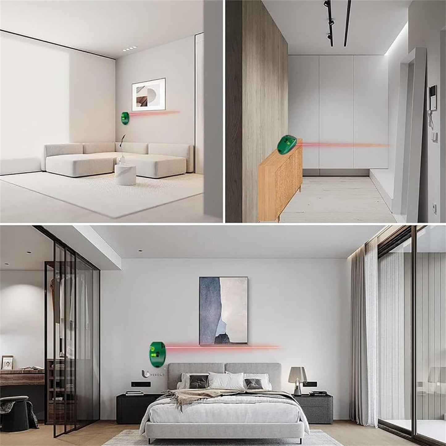 Laser Leveler Tool For Accurate Measurements (Help In Construction & Household Work).