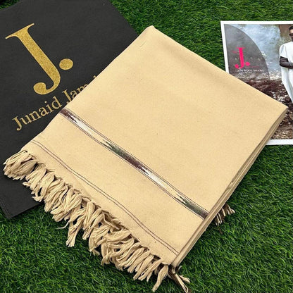 1 Pc Men's Wool Plain Shawl