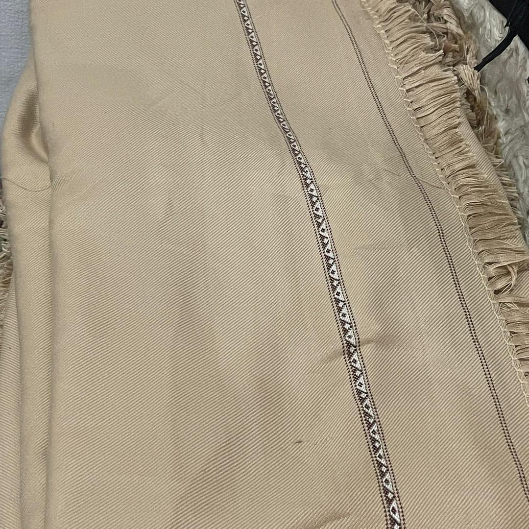 1 Pc Men's Wool Plain Shawl