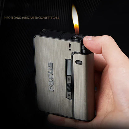 Focus Cigarettes Case With Lighter.