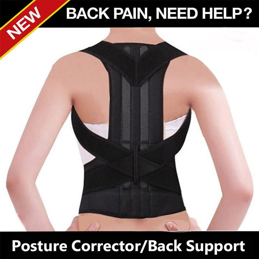 Adjustable Back Posture Corrector & Comfortable Belt for Men & Women