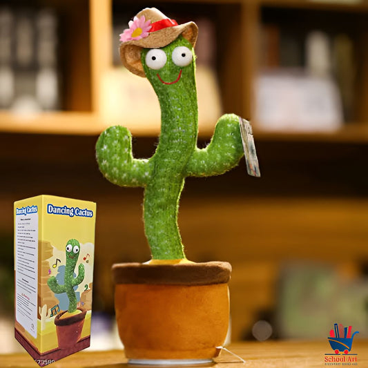 Dancing Cactus Toy – Singing, Talking, Voice Recording Plush With Usb Rechargeable For Babies And Kids