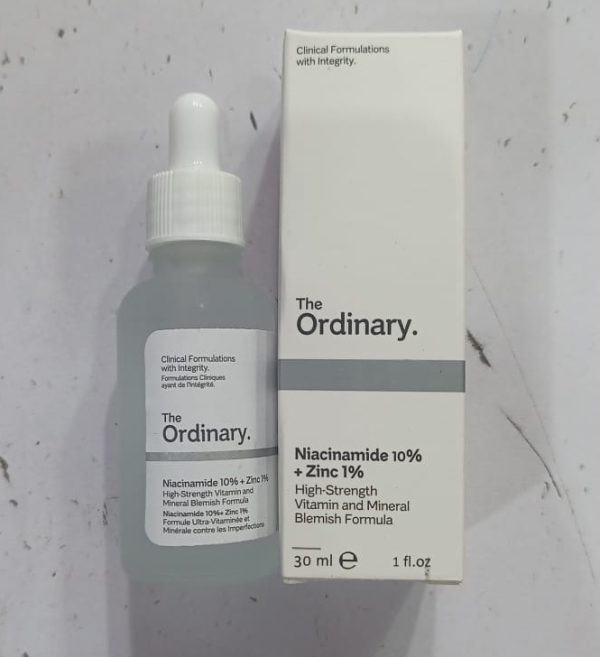 The Ordinary Niacinamide 10% + Zinc 1 % – 30ml |oil Control, Pore Minimizing & Blemish Solution Serum