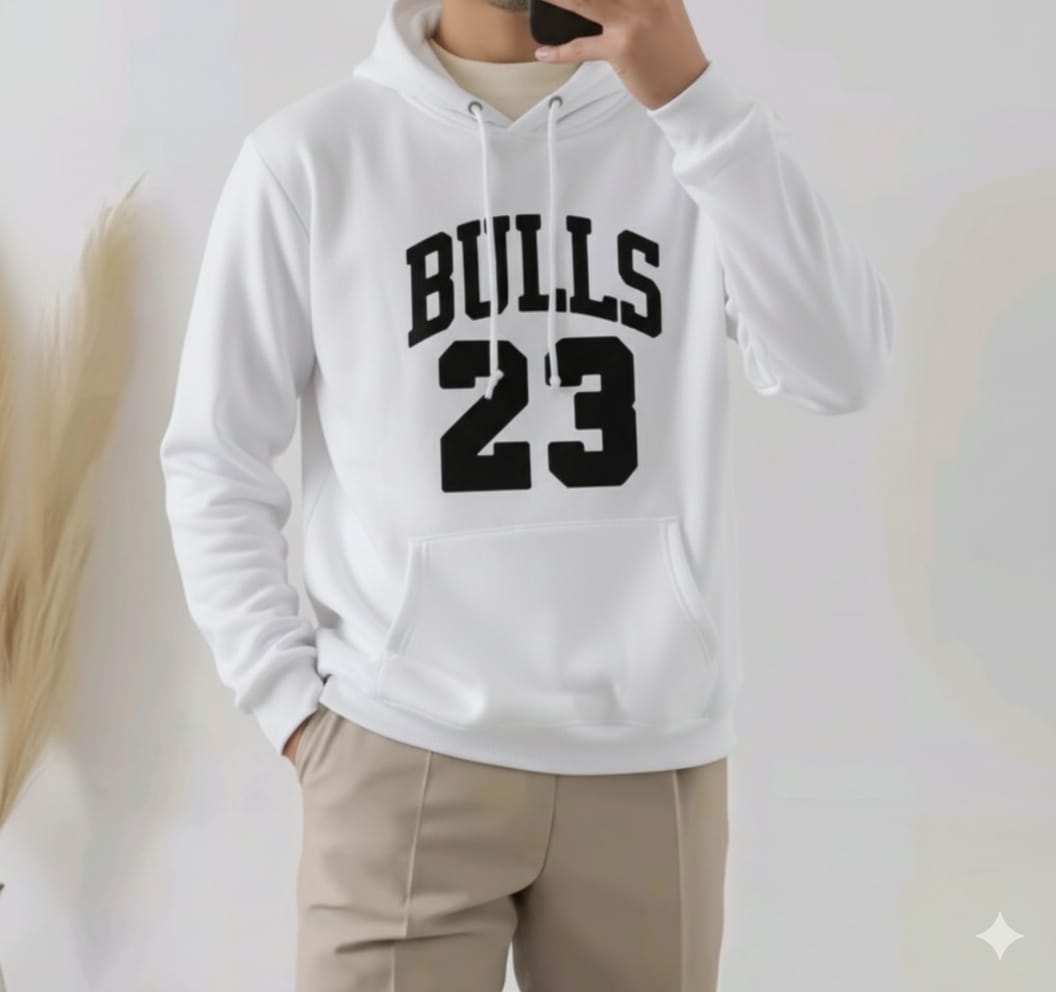 Men's Printed Fleece Hoodie - 1 Pc Cozy Comfort