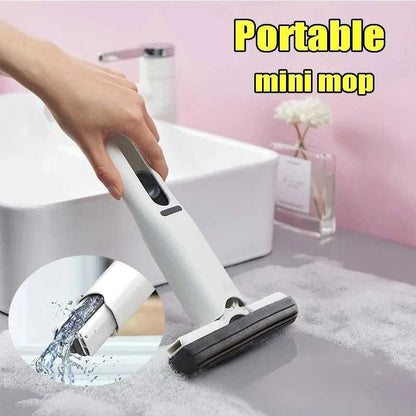 Mini Mop Folding Home Cleaning Mops With Sponge Self-squeezing Floor